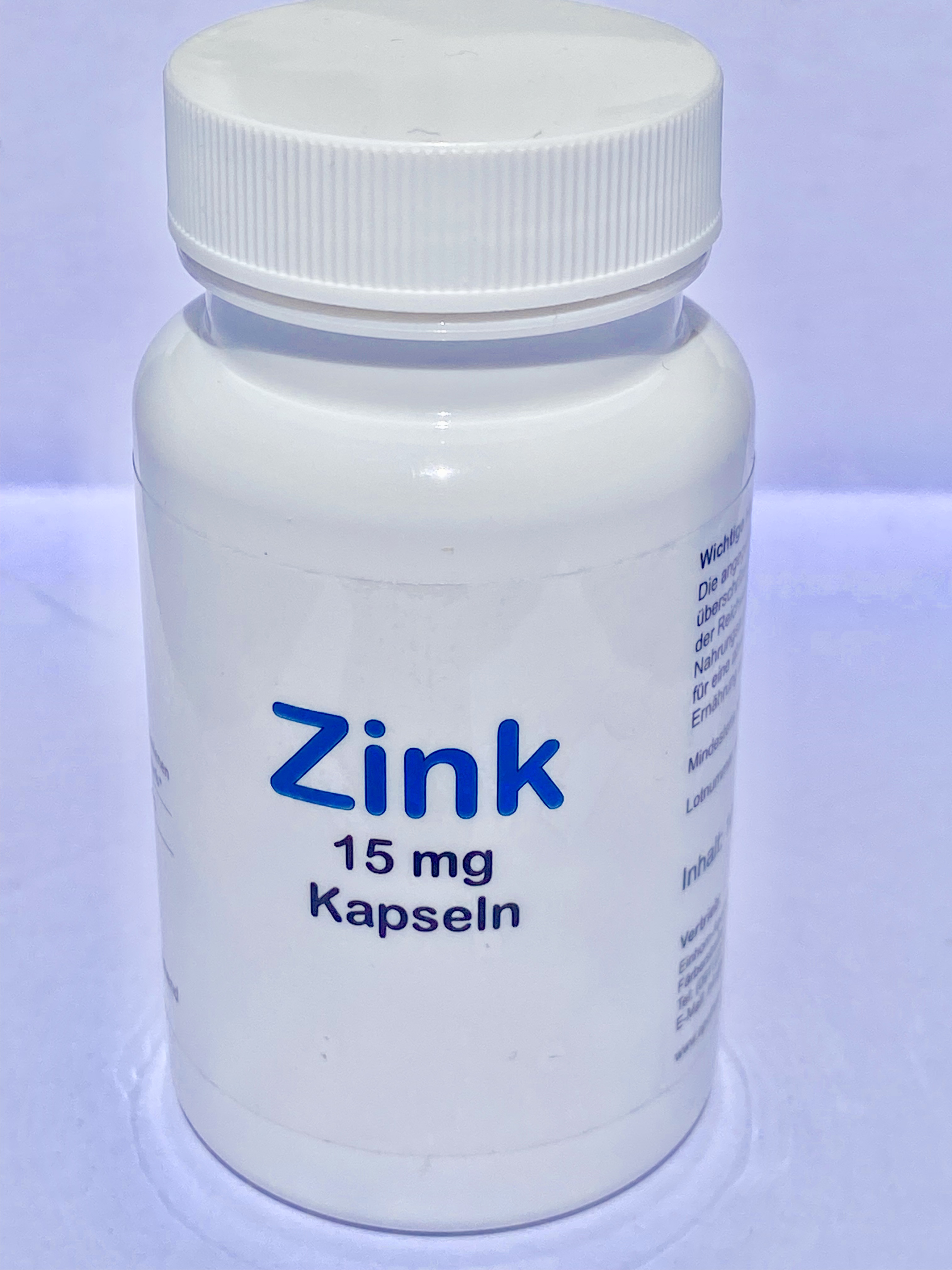 Zink 15mg Kapseln Zink 15mg Kapseln