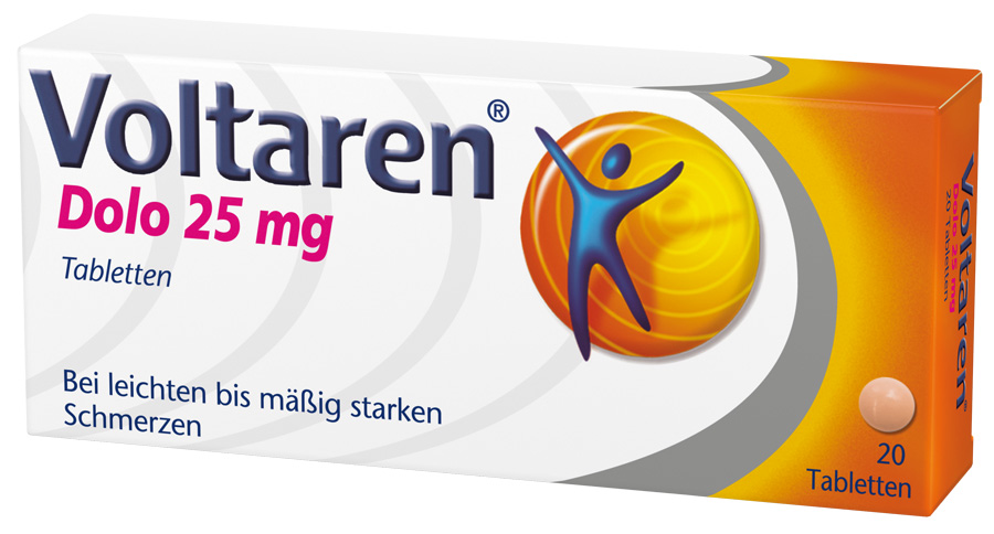 VOLTAREN Dolo 25 mg überzogene Tabletten VOLTAREN Dolo 25 mg überzogene Tabletten
