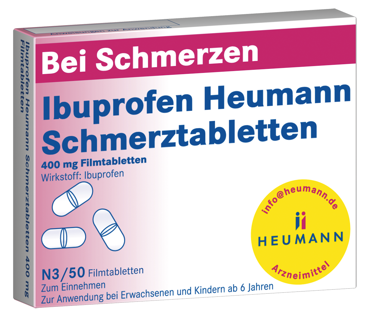 IBUPROFEN Heumann Schmerztabletten 400 mg IBUPROFEN Heumann Schmerztabletten 400 mg